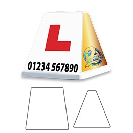 Top Hat Magnetic Roof Sign - Custom Design